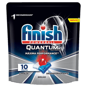 Detergente Tablete para Máquina de Lavar Louças Finish Powerball Pouch 138g