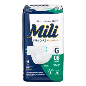 Fralda Mili Vita Care G   PE   8UN