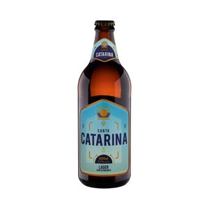 Cerveja Lager Puro Malte Santa Catarina Garrafa 600ml