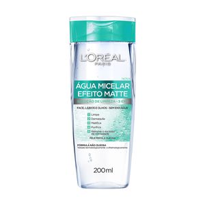 Água Micelar Efeito Matte L´oréal Paris Frasco 200ml