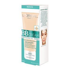 BB Cream Efeito Matte FPS 50 Clara L´oréal Paris Caixa 30ml