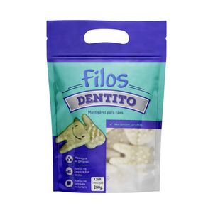 Dentito Mastigável para Cães Filos 280g 12 Unidades