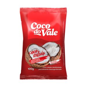 Coco Ralado Desidratado Coco do Vale Pacote 100g