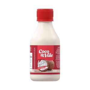 Leite de Coco Tradicional Coco do Vale Vidro 200ml