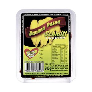 Banana-Passa Schmitt Bandeja 200g
