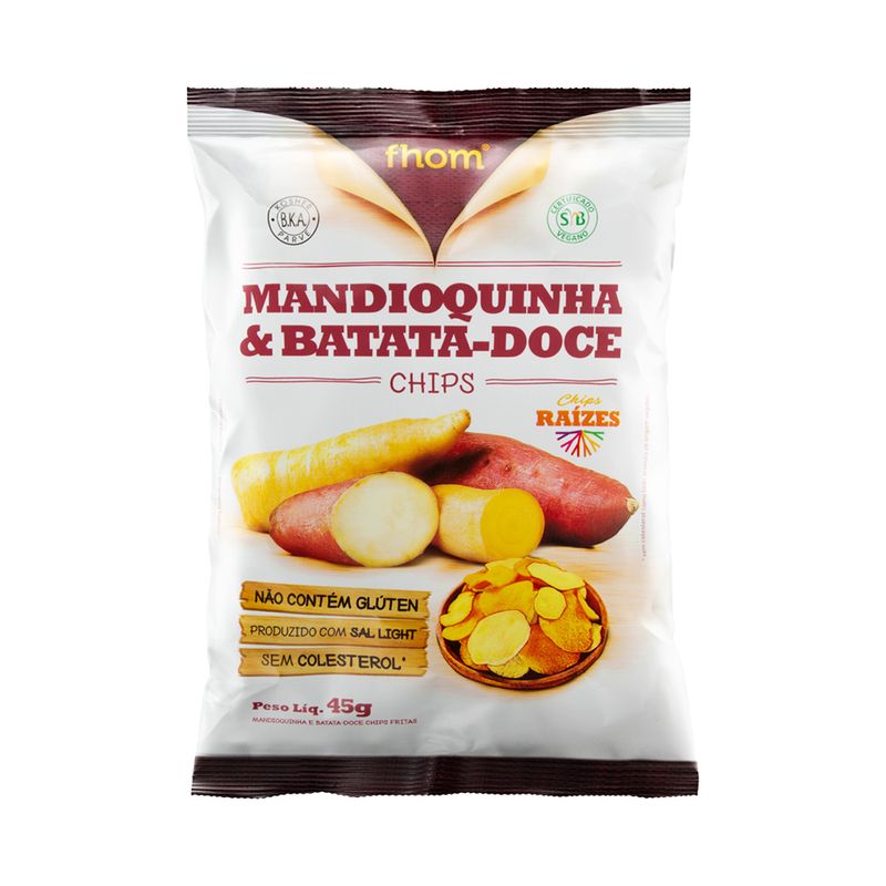 Chips-de-Mandioquinha-e-Batata-Doce-Fhom-Pacote-45g