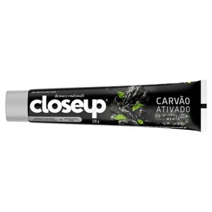 Gel Dental Closeup Carvão Ativado Branco Radiante Tubo 128g