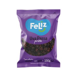 Uva-Passa Preta Feliz Pacote 150g