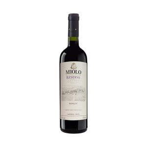 Vinho Brasileiro Tinto Seco Reserva Miolo Merlot Campanha Garrafa 750ml
