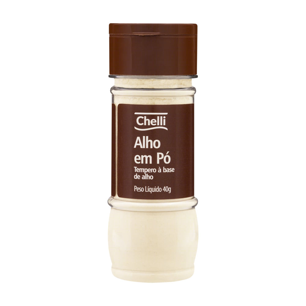 Alho Pó Chelli Frasco 40g - giassi - Giassi Supermercados