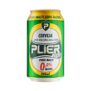 Cerveja Malzbier Puro Malte Zero Álcool Plier Lata 350ml