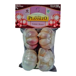 Alho Roxo Especial Nobre Alho Planalto 200g