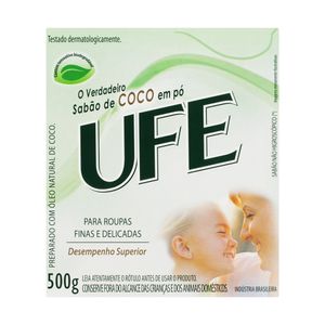 Lava-Roupas Pó Coco Ufe Caixa 500g