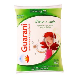 Açúcar Refinado Especial Guarani Pacote 1kg