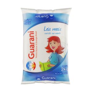 Açúcar Cristal Guarani Pacote 2kg
