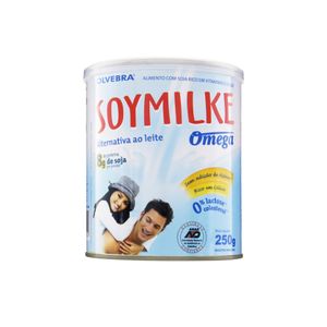 Alimento à Base de Soja Pó Natural Zero Lactose Soymilke Lata 250g