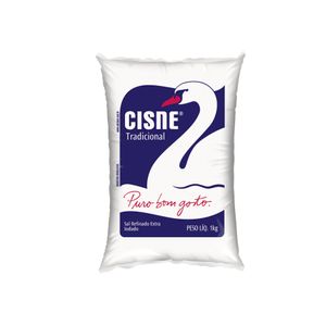 Sal Refinado Cisne Pacote 1kg