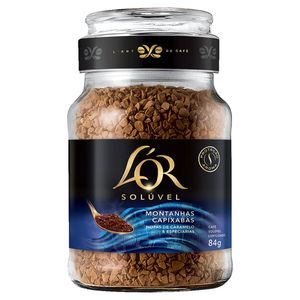 Cafe Soluvel Liofilizado Montanhas Capixabas L´OR Vidro 84gramas