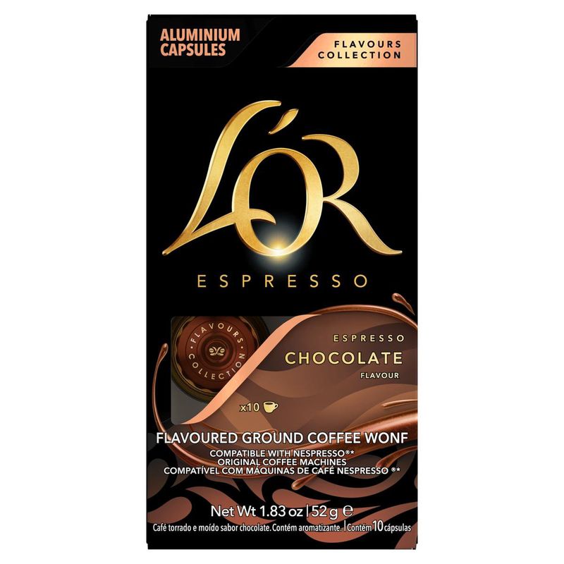 Cafe-em-Capsula-Torrado-e-Moido-Espresso-Chocolate-L-or-Caixa-52g-10-Unidades