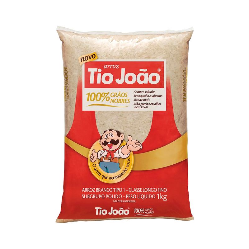 Arroz-Polido-Tipo-1-Tio-Joao-100--Graos-Nobres-Pacote-1kg