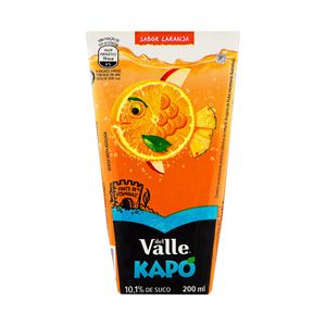 Bebida Adoçada Laranja Del Valle Kapo Caixa 200ml