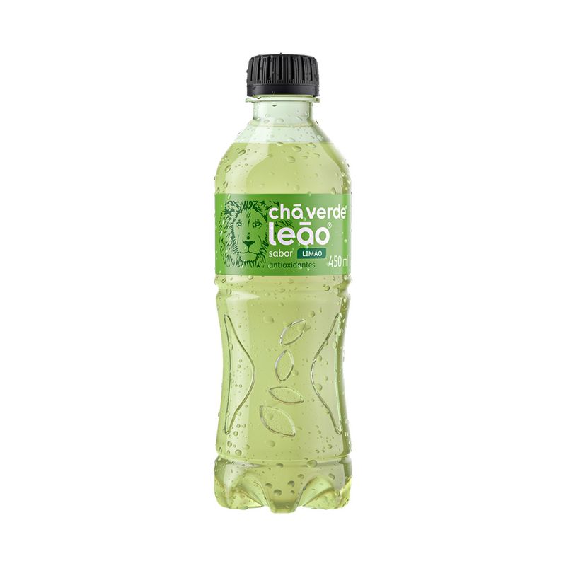 Cha-Verde-Limao-Leao-Garrafa-450ml
