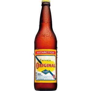 Cerveja Pilsen Antarctica Original Garrafa 600ml