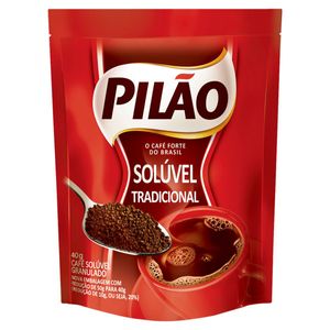 Cafe Soluvel Granulado Tradicional Pilao Sache 40g