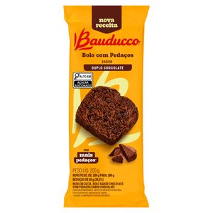 Bolo Duplo Chocolate Bauducco Pacote 200g