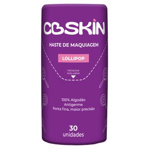 Hastes Flexíveis para Maquiagem Cbskin Lollipop Pote 30 Unidades