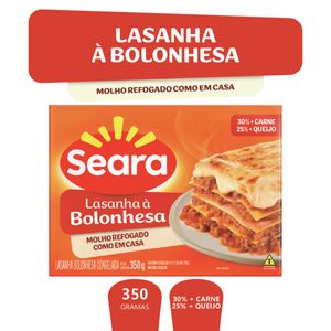 Lasanha Bolonhesa Seara Menu Caixa 350g
