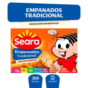 Empanado Tradicional de Frango Turma da Mônica Seara Caixa 300g