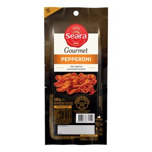Salame Pepperoni Fatiado Seara Gourmet 100g