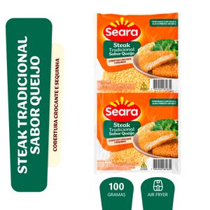 Empanado de Frango Steak Queijo Seara Pacote 100g