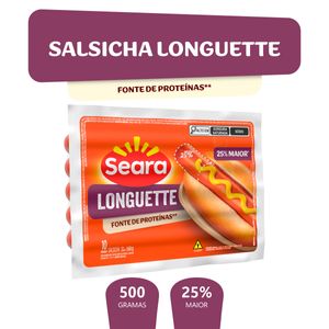 Salsicha Longuette Seara 500g