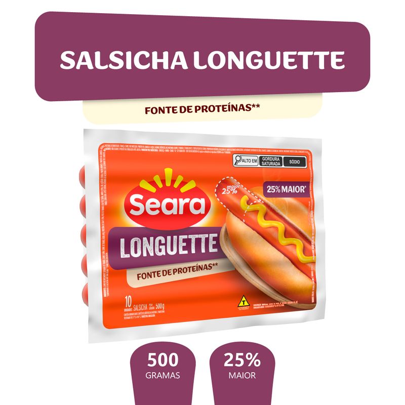 Salsicha-Longuette-Seara-500g
