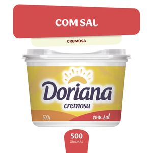 Margarina Cremosa com Sal Doriana Pote 500g