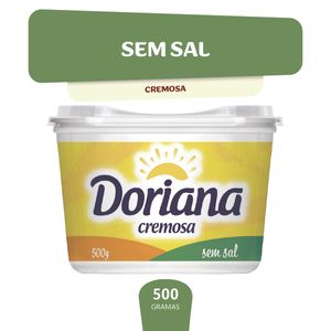 Margarina Cremosa sem Sal Doriana Pote 500g