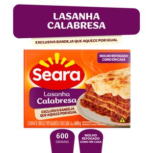 Lasanha Calabresa Seara Caixa 600g
