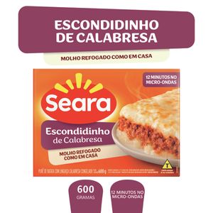 Escondidinho Calabresa Seara Caixa 600g