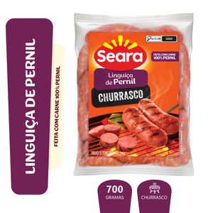 Linguiça de Pernil Suíno Churrasco Seara Pacote 700g