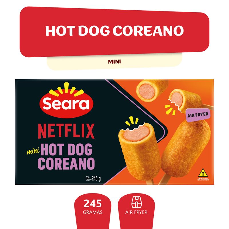 Mini-Hot-Dog-Congelado-Coreano-Netflix-Seara-Caixa-245g
