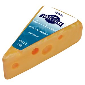 Queijo Emmental Fracionado Tirol Treze Tílias 175g