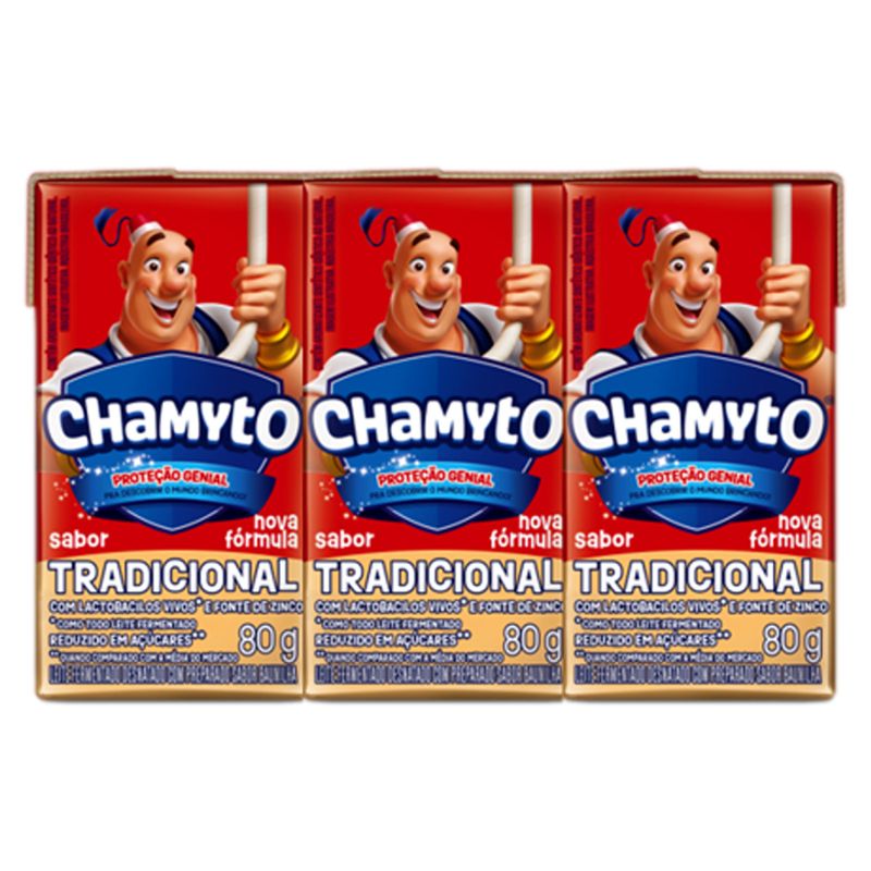 Pack-Leite-Fermentado-Desnatado-Tradicional-Chamyto-Caixa-6-Unidades-80g-Cada