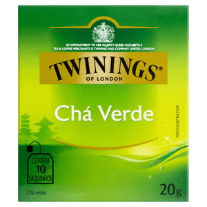 Chá Verde Twinings Caixa 20g 10 Unidades