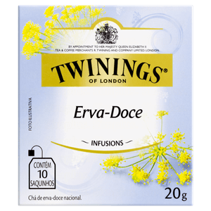 Chá Erva-Doce Twinings Infusions Caixa 20g 10 Unidades