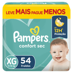 Fralda-Descartavel-Infantil-Pampers-Confort-Sec-XG-Pacote-54-Unidades-Leve-Mais-Pague-Menos