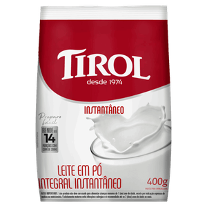 Leite Pó Instantâneo Integral Tirol Pacote 400g