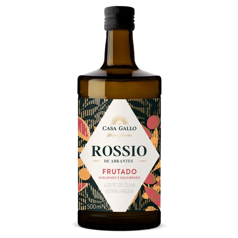 Azeite de Oliva Extra Virgem Português Frutado Rossio de Abrantes Master Blenders Vidro 500ml