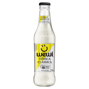 Água Tônica Clássica Orgânica Zero Sódio Wewi Premium Garrafa 255ml